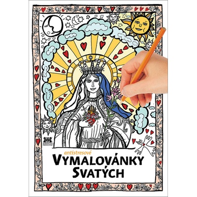 Antistresové vymalovánky svatých Dora Lukášová