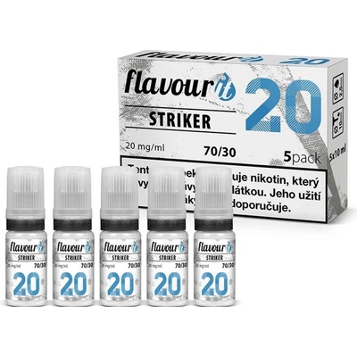 Flavourit STRIKER 70/30 Dripper booster 10 ml 20 mg – Zboží Dáma