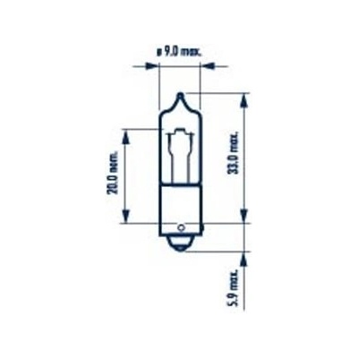 Narva 68191 H21W BAY9S 12V 21W