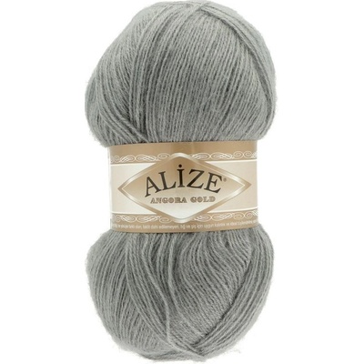 Alize Angora Gold 87 tmavo sivá