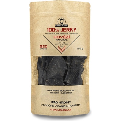 Usušil & Syn 100% Jerky Hovězí Natural 150 g