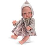Asi Dolls Кукла бебе Asi Dolls - Горди, с флорална рокля и жилетка, 28 cm (157570)