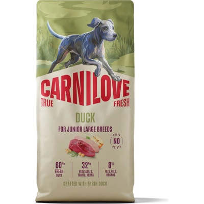 Carnilove True Fresh Junior Large Breeds s kachnou 2 x 12 kg