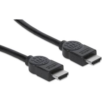 Manhattan Кабел Manhattan, от HDMI(м) към HDMI(м), 15m, черен