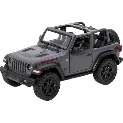 Kinsmart Метална количка Kinsmart - 2018 Jeep Wrangler Open Top, 1: 34, графит (52079)