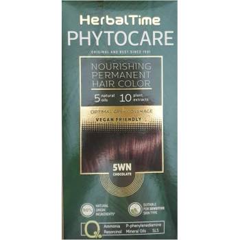 Herbal Time Phytocare barva na vlasy 90% natural Vegan 5WN čokoláda