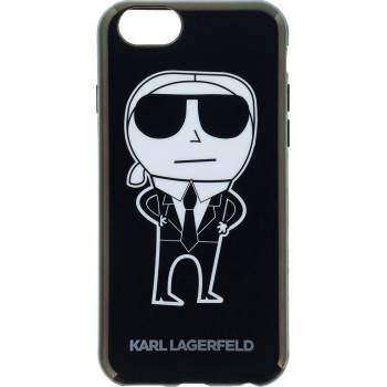 Pouzdro Karl Lagerfeld K-Team TPU iPhone 6/6S černé