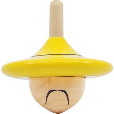 Svoora Детска играчка Svoora - Китаецът, дървен пумпал Spinning Hats (13012)