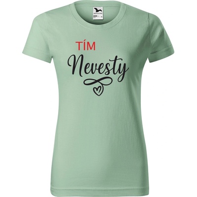Handel Tričko Tím nevesty šalviová