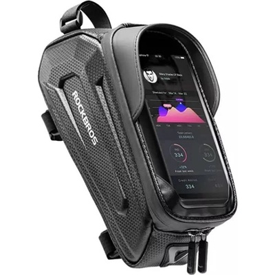 ROCKBROS Чанта за велосипед Rockbros B68, с калъф за телефон, водоустойчива, черна (B68)