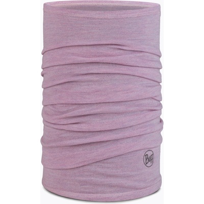 Buff Midweight Merino melange lilac sand