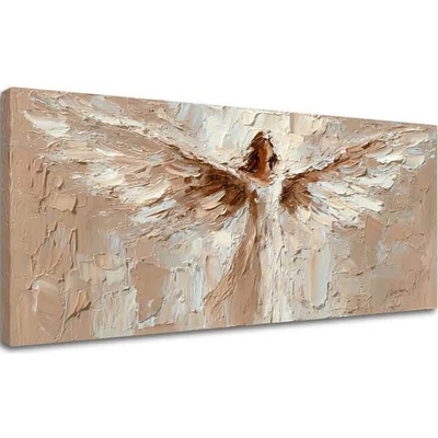 Obraz anjela Božské objatie | dokončené rukou umelca - 50x100 cm