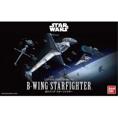 BANDAI Revell B-Wing Starfighter Plastic ModelKit SW 01208 1:72