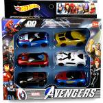  Комплект 6 бр. метални коли AVENGERS с Pull Back механизъм 707С-1