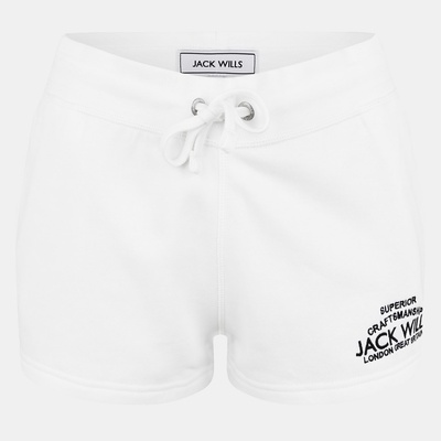 Jack Wills Къси панталони Jack Wills Bea Sweatshorts - Vintage White