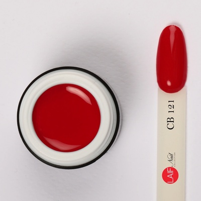 Laif Barevný UV/LED gel červený CB 121 Red 6 ml