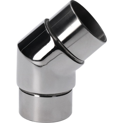 DOPREDAJ! Spojka 45° na trubku ø 42,4 mm, leštená AISI 304