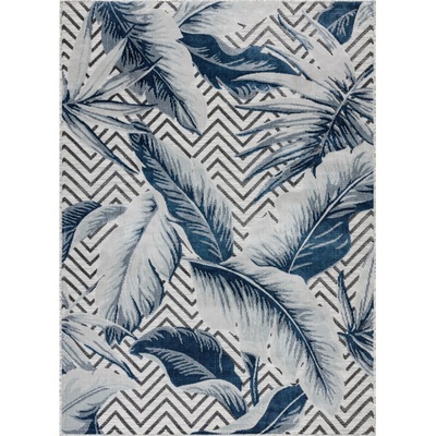 Dywany Łuszczów Botanic 65242 Feathers grey Modrá