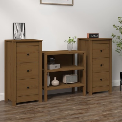 vidaXL 11461.813746 příborníky 2 ks medově hnědé 40 x 35 x 80 cm