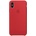 Apple Silicone Case - оригинален силиконов кейс за iPhone X (червен)