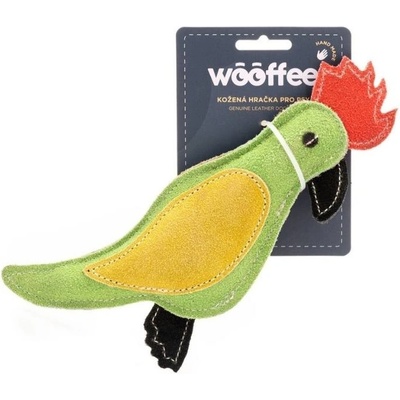 Wooffee pravá kůže papoušek 22 cm