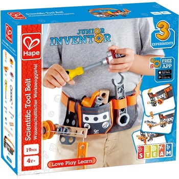 HaPe International Игрален комплект Hape Junior Inventor - Колан за млади изобретатели (H3035)