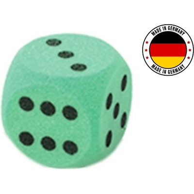 Hanus Pěnová kostka 16x16 černé tečky Zelená