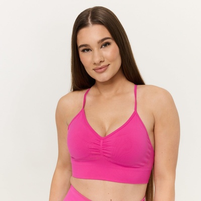 GymBeam Безшевен спортен сутиен Sculpt Rose S