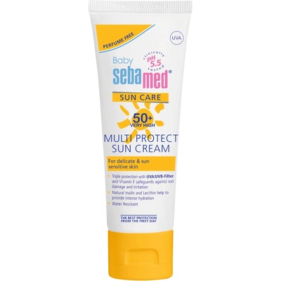 sebamed Бебе слънцезащитен крем spf50+ 75мл без парфюм