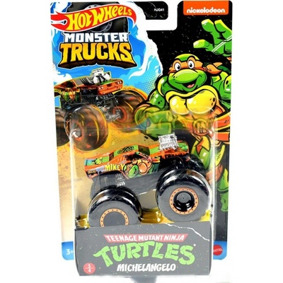 Mattel Hot Wheels Monster Trucks tematický truck HJG41 Michelangelo