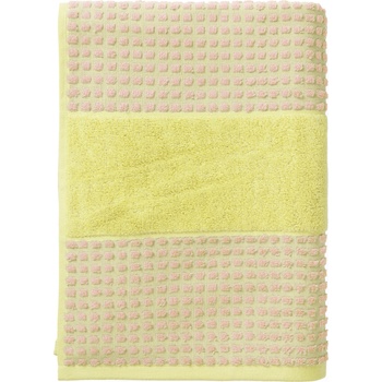 Juna Кърпа Juna Check 50 x 100 см жълто-розова (615081)