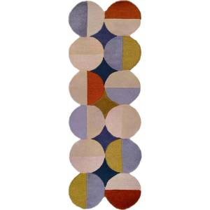 Flair Rugs Ръчно изработена вълнена пътека 80x230 cm Mia Ellipse - Flair Rugs (503119380162)