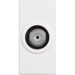 BTicino Розетка TV тип F конектор 1 мод. цвят Бял /блистер/ Classia - RW4202F (RW4202F)