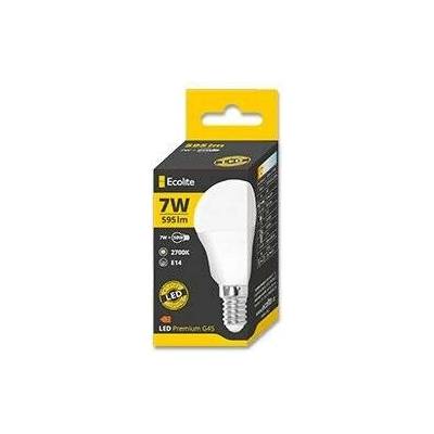 Ecolite LED žárovka E14, 7 W, 595 lm denní bílá
