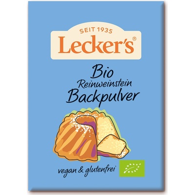 Lecker Bio kypřící prášek do pečiva s vinným kamenem 21 g