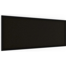 ALLboads Korková tabule, černá barva korku, 100 x 40 cm , ČERNÁ, TKBLACK104BK