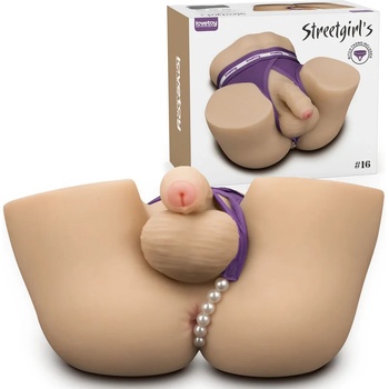 Мастурбатор с анус и пенис, реалистичен - Streetgirl's Dildo 16 (LVTOY00805)