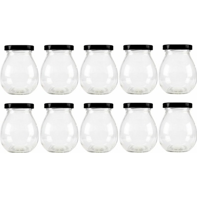 DuraHome Sklenice zavařovací s víčkem 58 10 ks x 245 ml