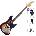 SX SJB62C+ SET 3-Tone Sunburst Електрическа бас китара