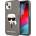KARL LAGERFELD Гръб Karl Lagerfeld TPU Full Glitter Karl Head Case за iPhone 13 - Черен