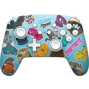 PowerA Enhanced Wireless Controller for Nintendo Switch Fortnite Sticker Mania (NSGP0290-01)