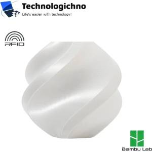 Bambu Lab PLA Silk+ Bambu White Refill No Spool (A06-W0-1.75-1000-SPLFREE)