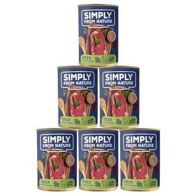 Simply From Nature Adult Jelen s pohankou 6 x 400 g