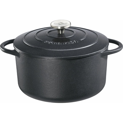 Litinový hrnec kulatý Provence 24 cm černý - Küchenprofi Solingen