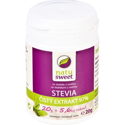 Natusweet Extrakt zo stévie 97% 20 g
