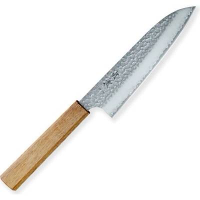 KANETSUGU nôž Santoku 170 mm SHIUN VG-2 3 layers japanese OAK