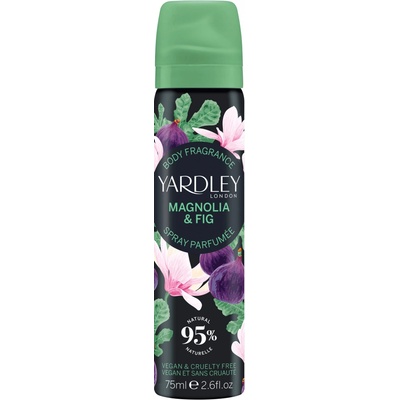 Yardley Tělový sprej Magnólie & Fíky, 75 ml