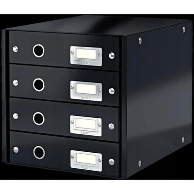 Leitz box Click & Store 4 zásuvky černý