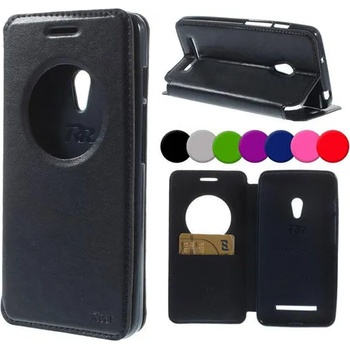 Image 1 of ASUS ZenFone 5 Window Wallet Кожен Калъф + Скрийн Протектор