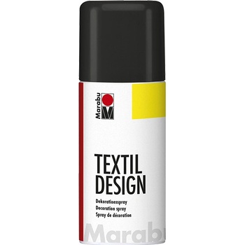 Barva na textil ve spreji Marabu Textil Design spray 150 ml černá 073
